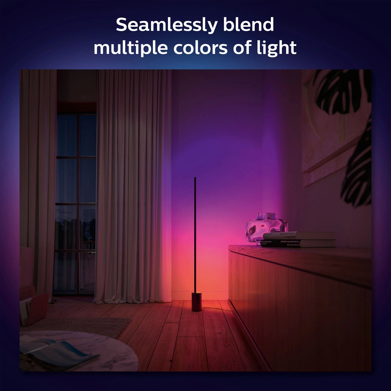 Gradient Signe Golvlampa White and Color Ambiance  Svart