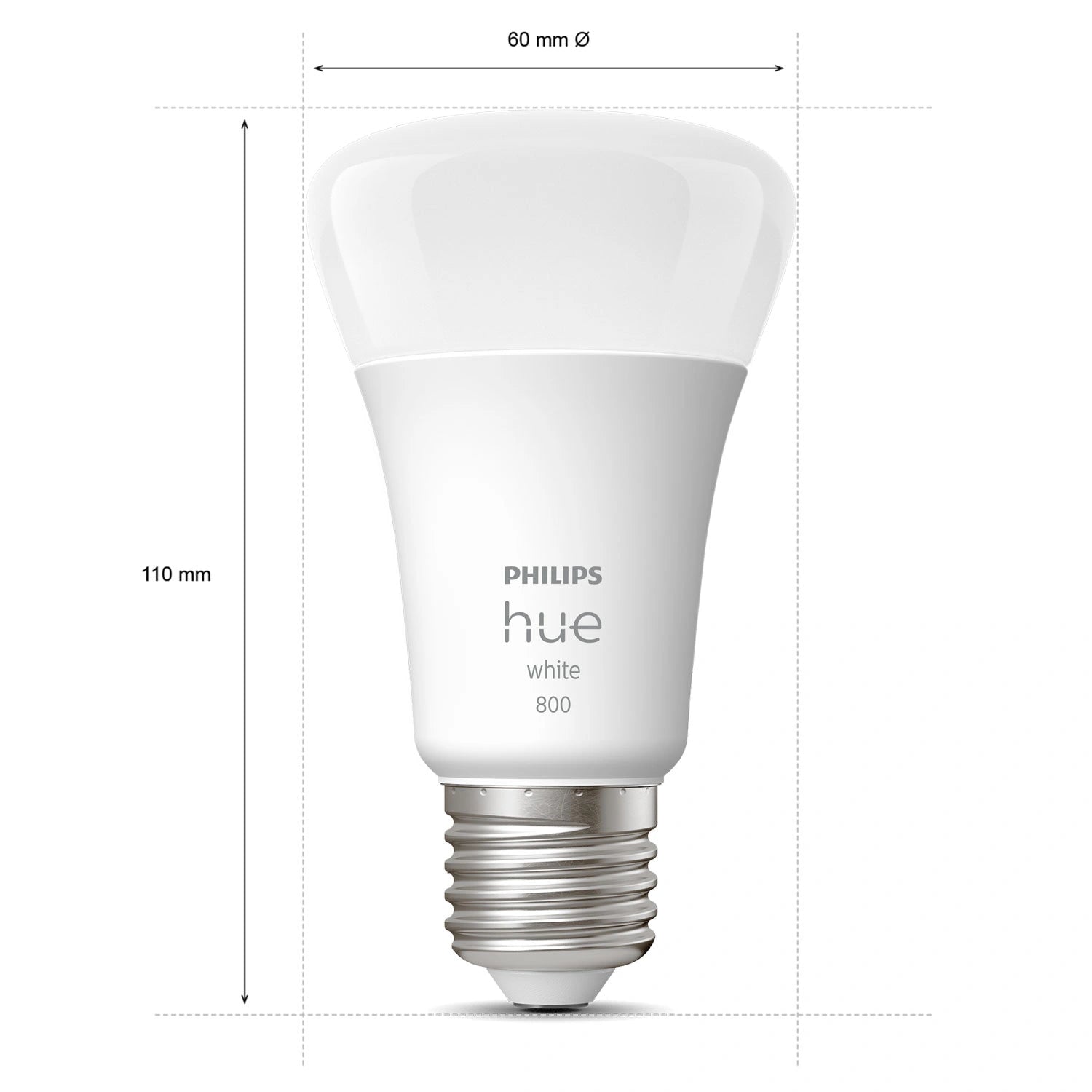 White E27 A67 800lm 2-pack