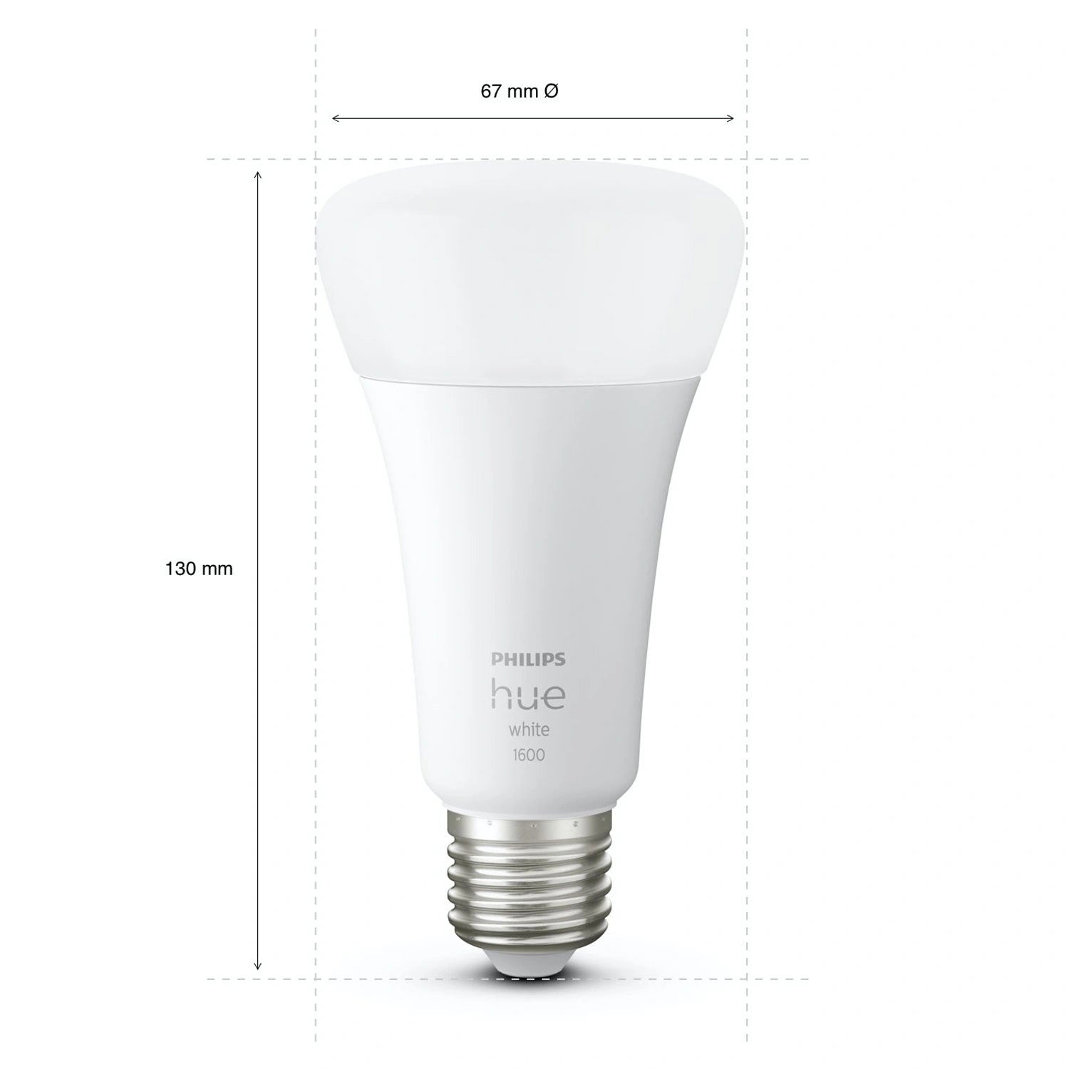 White E27 A67 1600lm 1-pack