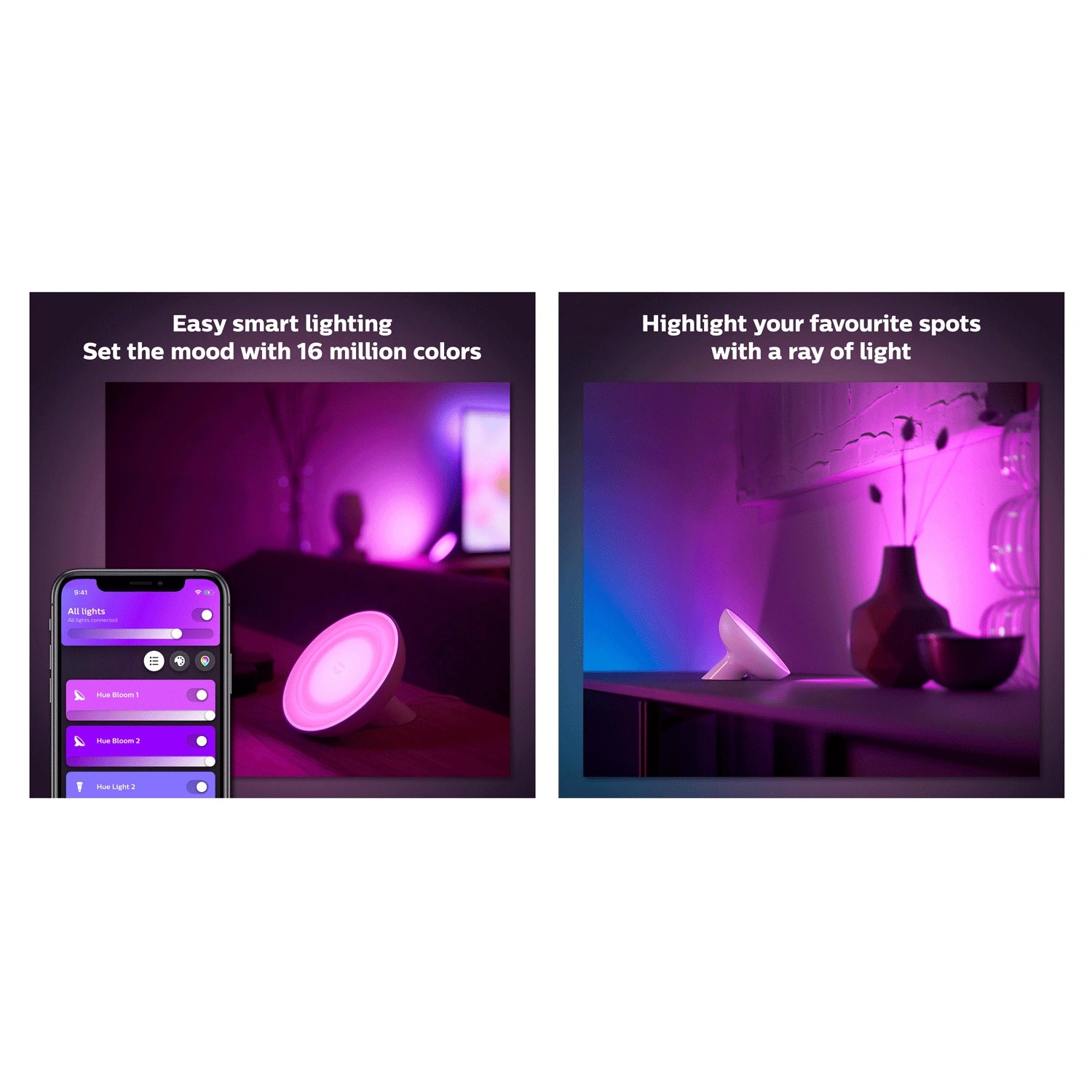 Bloom Color Bordslampa Svart