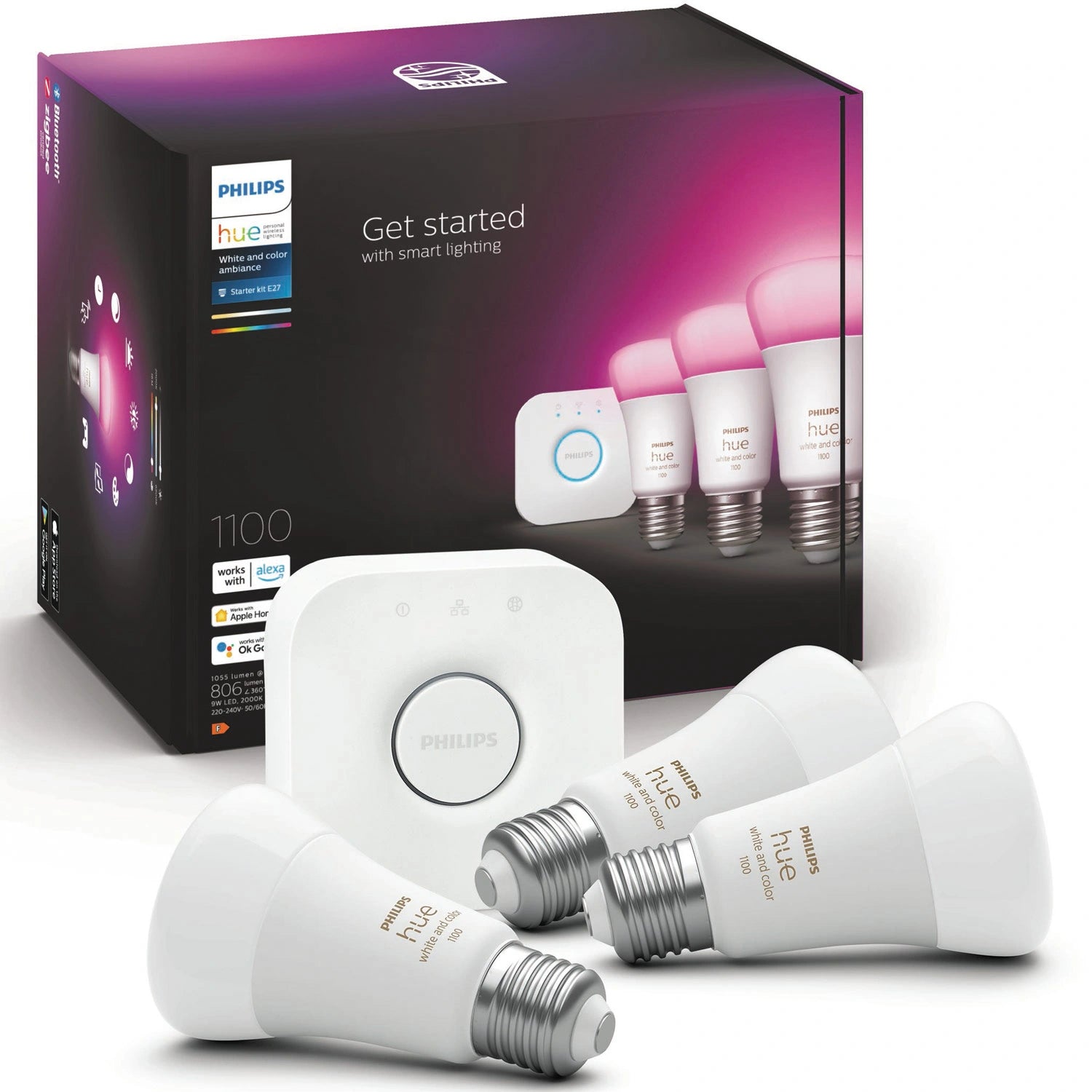 Startkit White Color Ambiance 3xE27