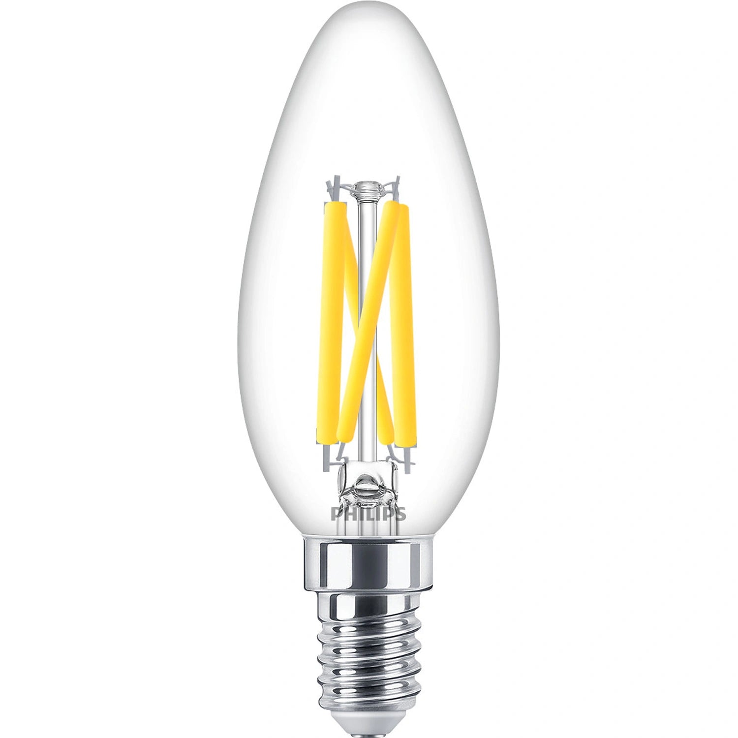 LED E14 Kron 3,4W (40W) Klar Dim WarmGlow 470