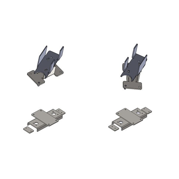 Chassiadapter Mercedes. Monteringssats fram / bak
