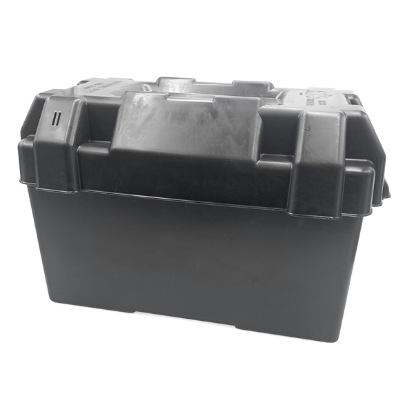 BATTERIBOX 395x190x270MM SVART