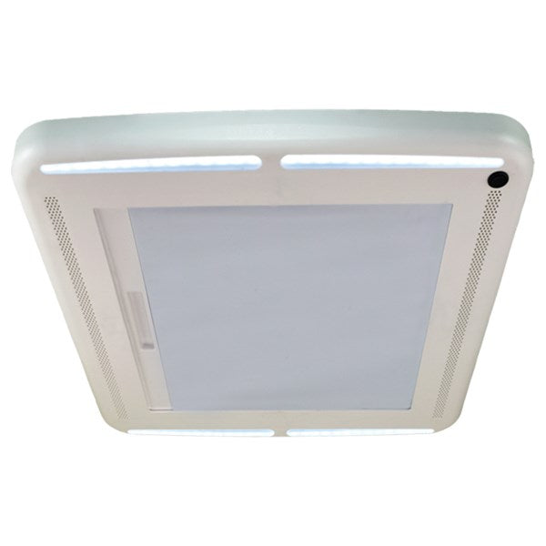 Airxcel innerram Maxxshade med LED-belysning.