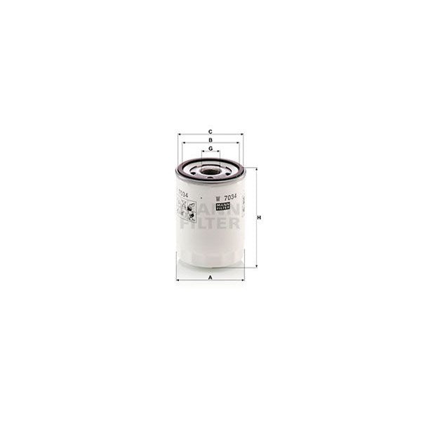 Oljefilter Mann W7034