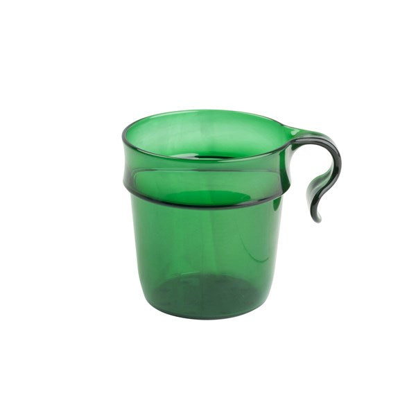 Mugg. 30 cl. Grön transparent.