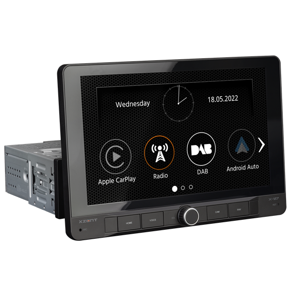 MULTIMEDIAENHET X-127 1-DIN. 9"-SKÄRM