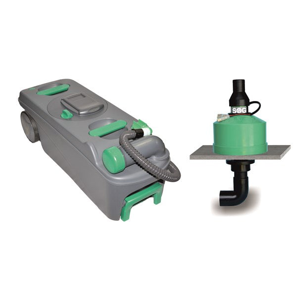 SOG®-system Thetford C500. Filterhus, vit. Golvvariant.