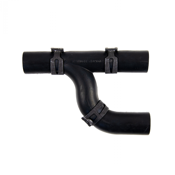 Gummiförbindning Y-formad med klammer 130x60mm