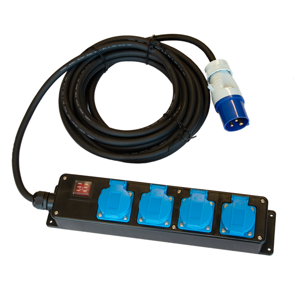 Grenuttag 230V med USB