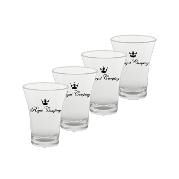 Royal Camping shotglas. 4 st.