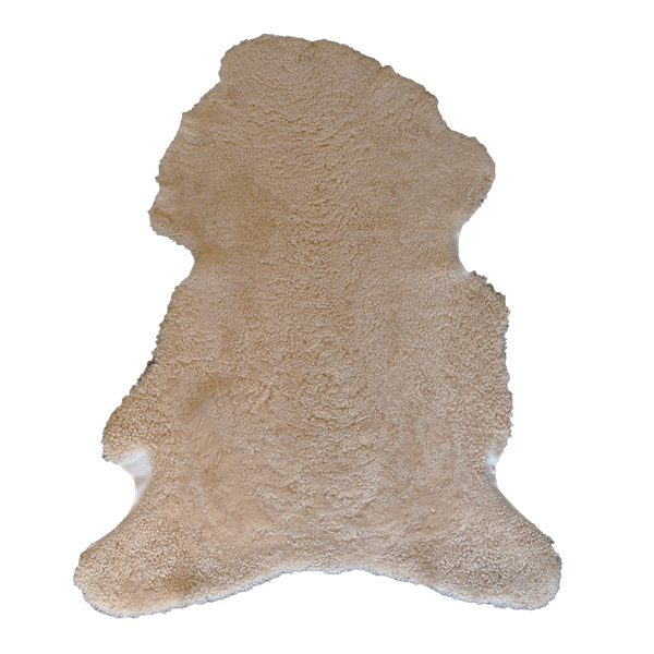Royal Camping fårskinnsfäll Curly. Beige.