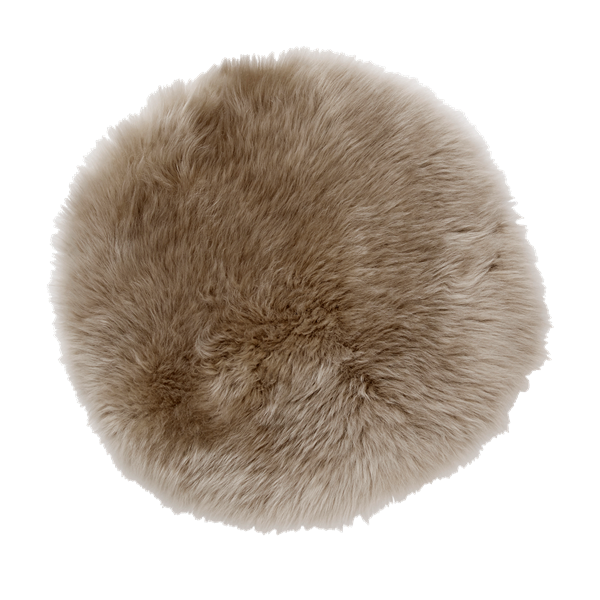 Royal Camping fårskinnsdyna. Beige.