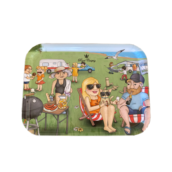 Bricka Vacation 27x20 cm. Royal camping.