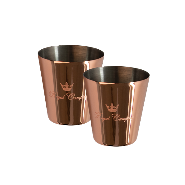 Royal Camping shotglas. 2 st.