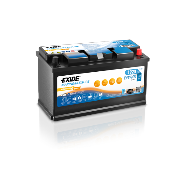 Batteri litium. Exide Li-Ion EV1920S 150AH.