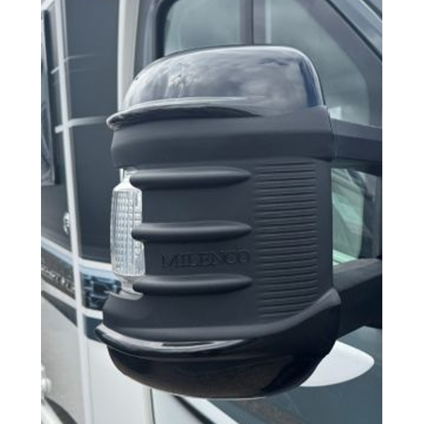 Backspegelskåpor lång/kort arm Fiat Ducato 2025-> Svart