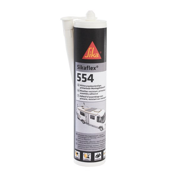 Sikaflex 554 caravan 300ml. Svart