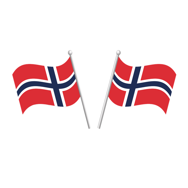 Flaggdekal Norge