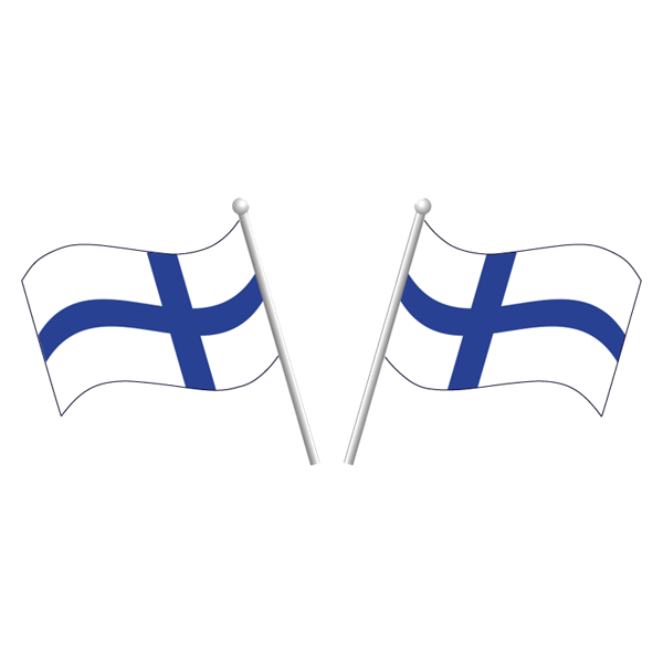 Flaggdekal Finland