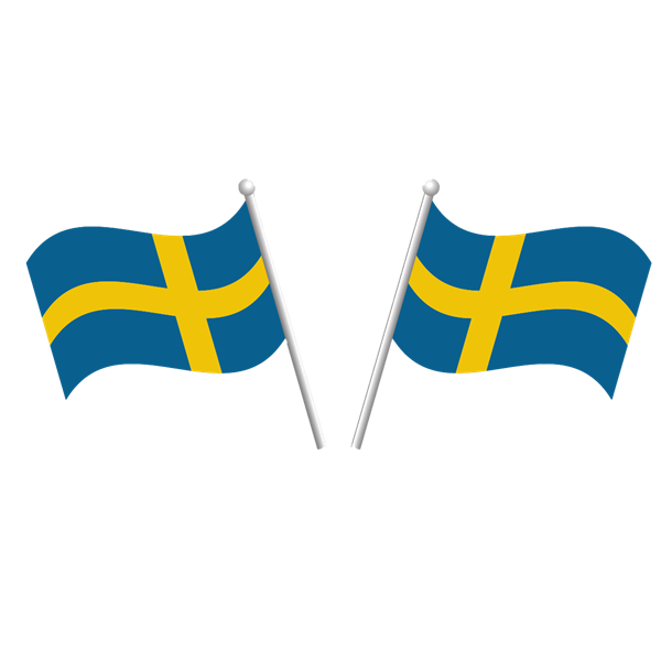 Flaggdekal Sverige