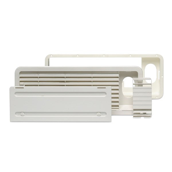 Ventilationsgaller LS 100, vit