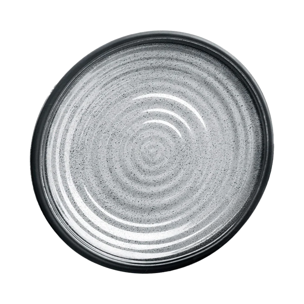 Flamefield Melamintallrik Granite Grey