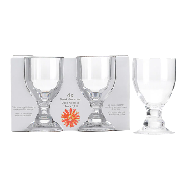 Flamefield Glas Bella 4-Pack