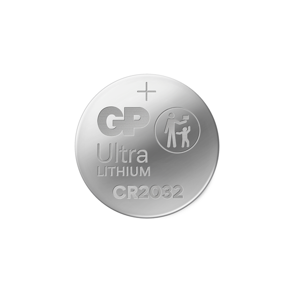 GP Batteri Lithium Knappcell Ultra CR2032 4-Pack