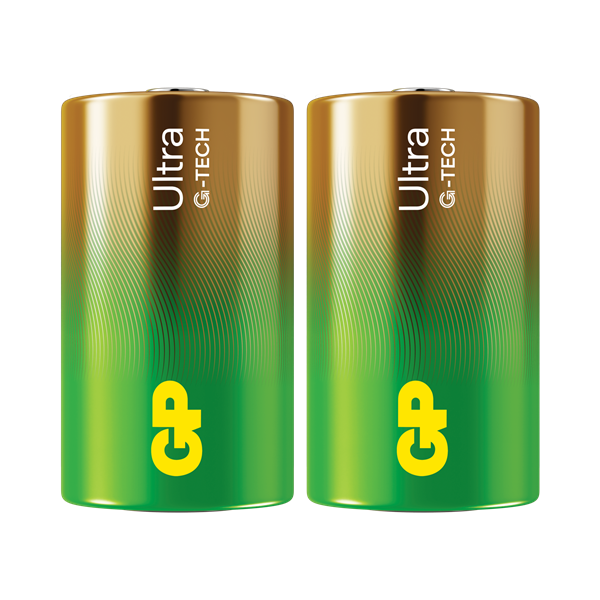 GP Batteri Ultra D 13AU/LR20 2-Pack