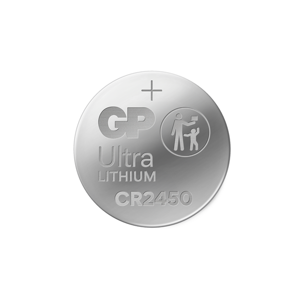 GP Batteri Lithium Knappcell Ultra CR2450 4-Pack
