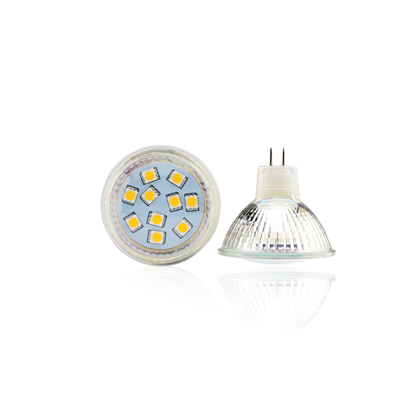 LED-lampa G4 MR16 10 Smd