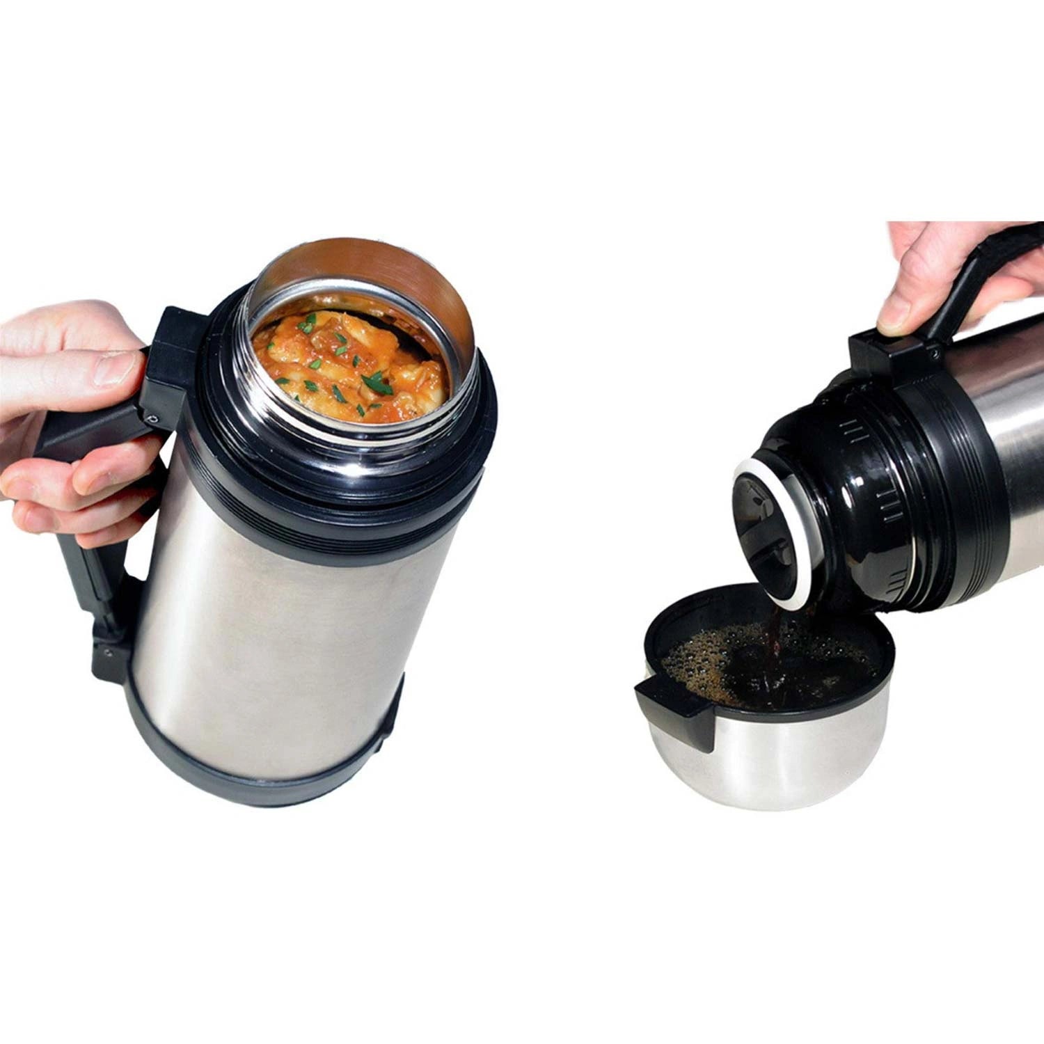 Stålkombitermos 1,2L