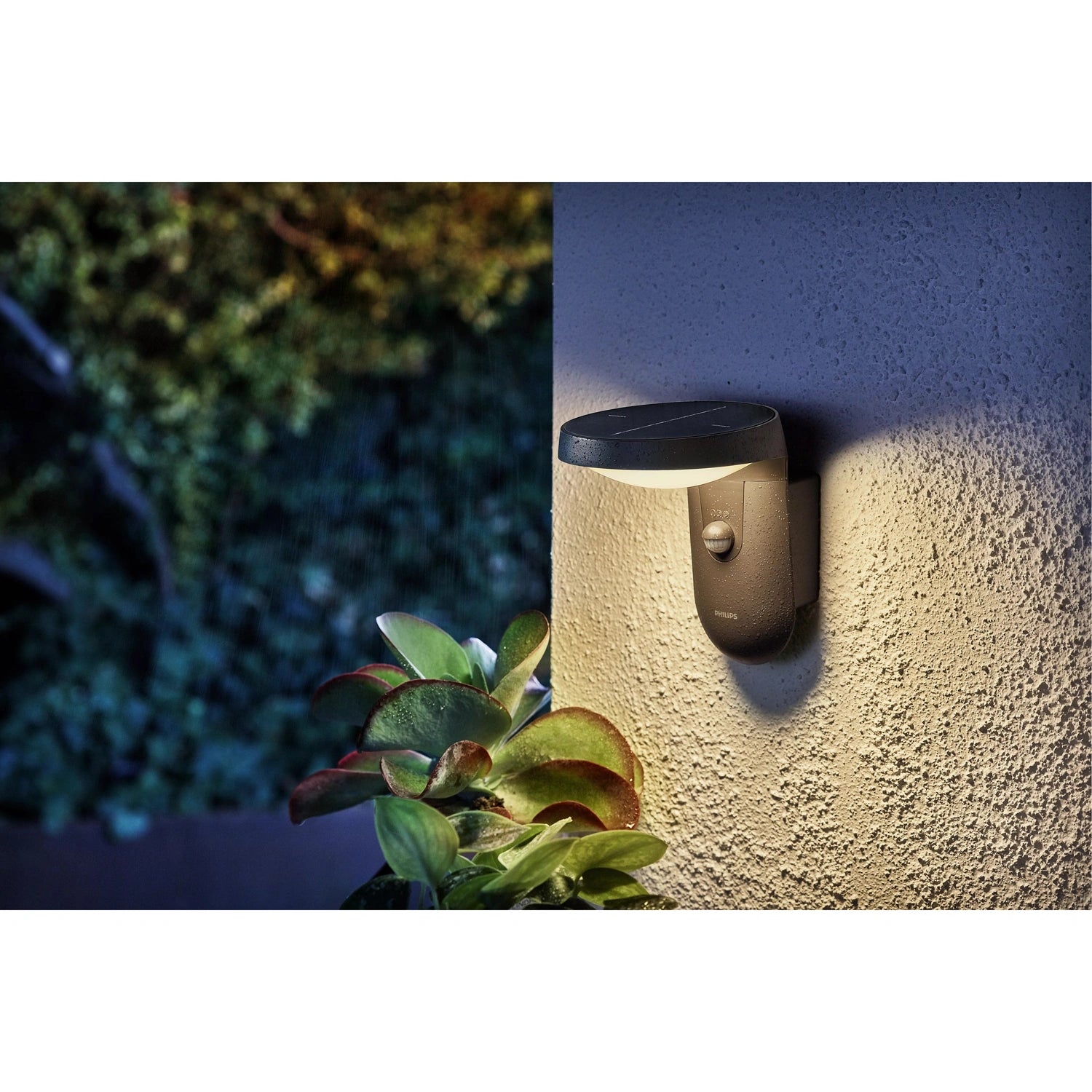 Tyla Vägglampa Solcell IR-sensor Ultra Efficient LED 255lm IP44 Antracit