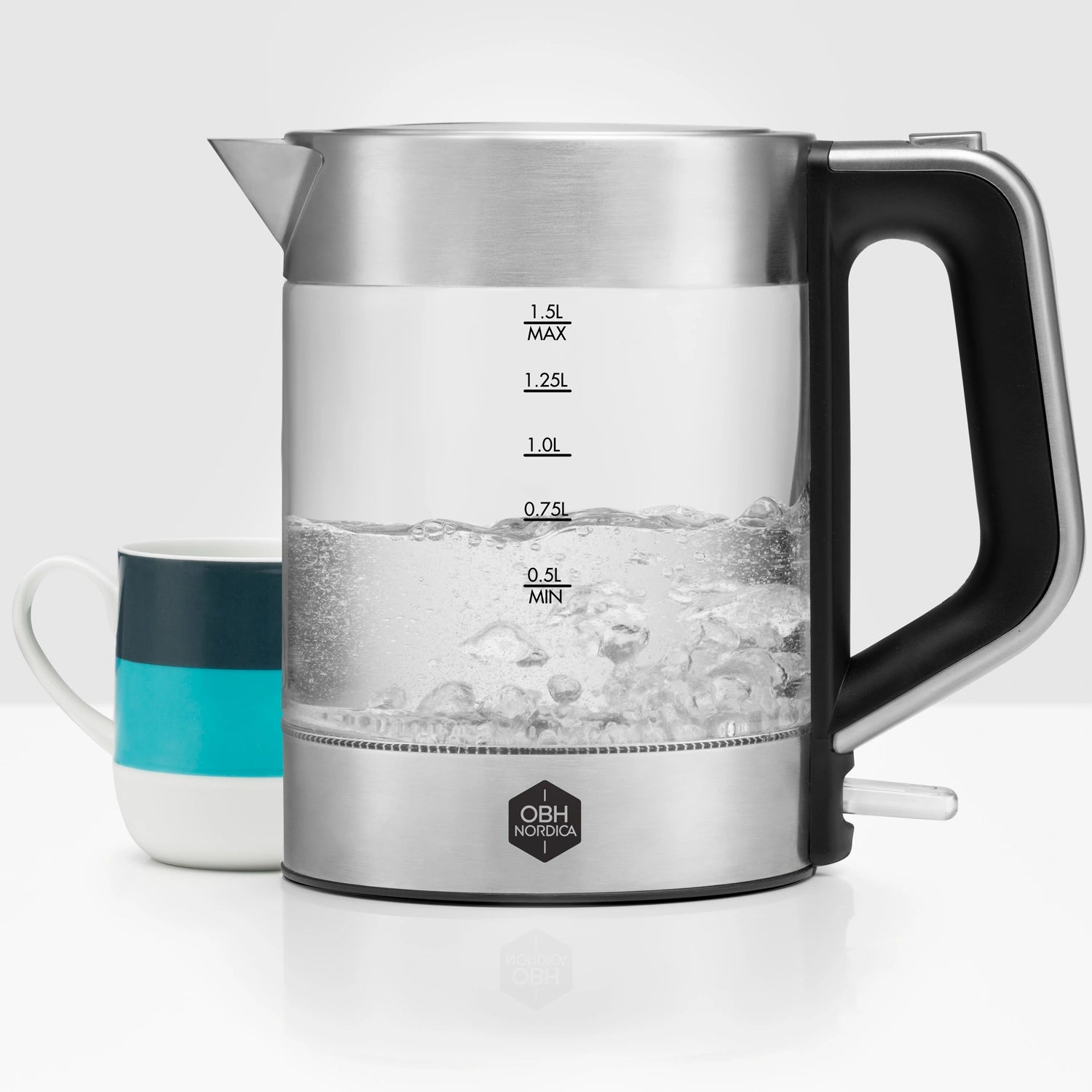 Vattenkokare Venice glass kettle 1,5 l. cordless  6418