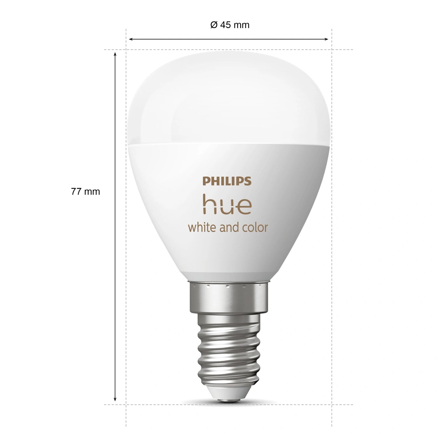 White and Color Ambiance E14 Klot 470 lm 1-pack