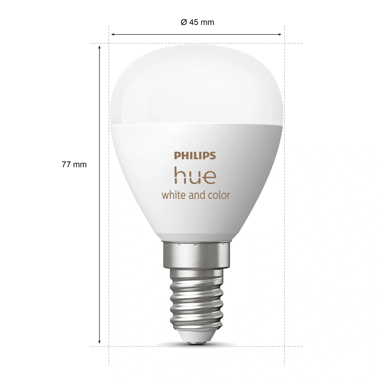 White and Color Ambiance E14 Klot 470 lm 2-pack