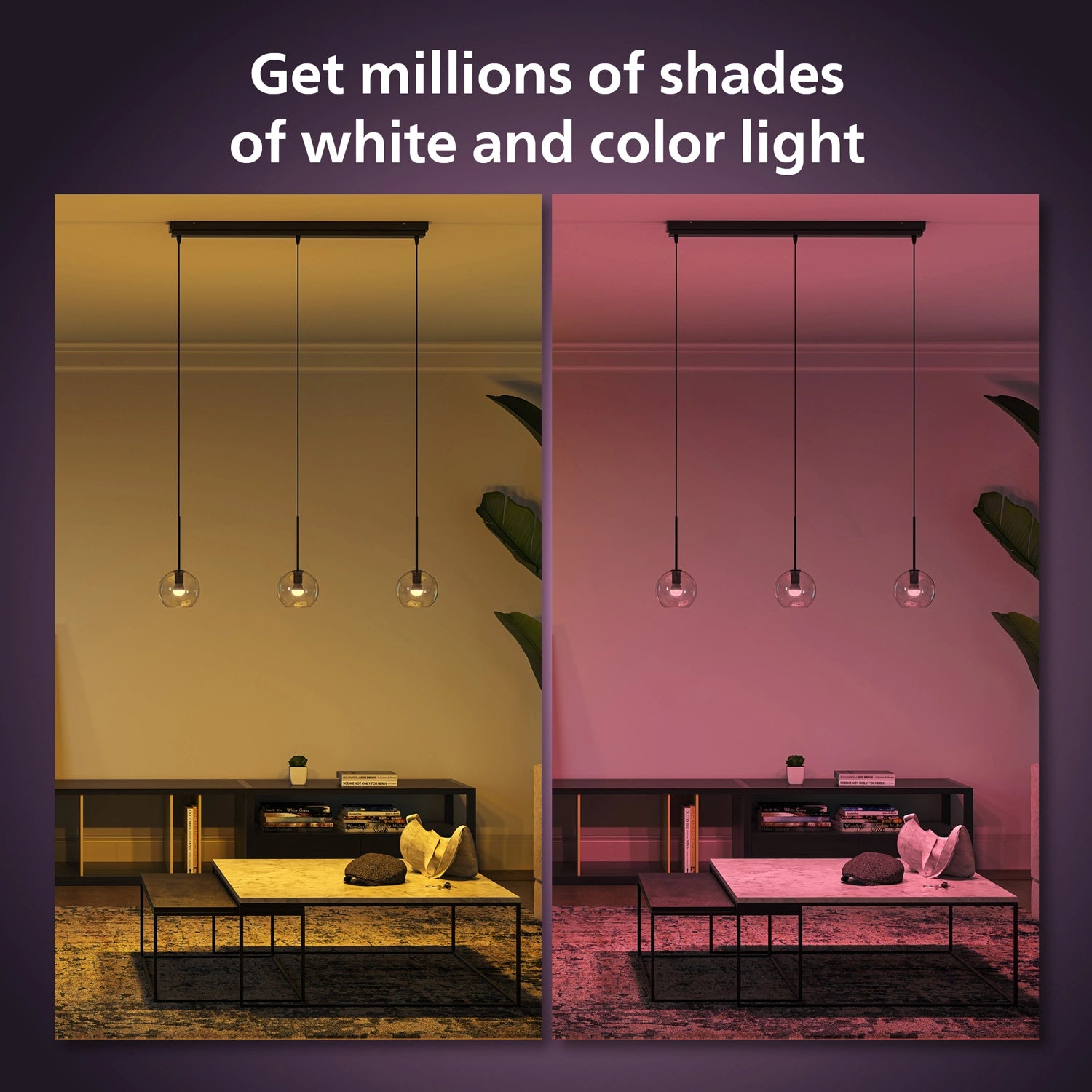 White and Color Ambiance E14 Klot 470 lm 2-pack
