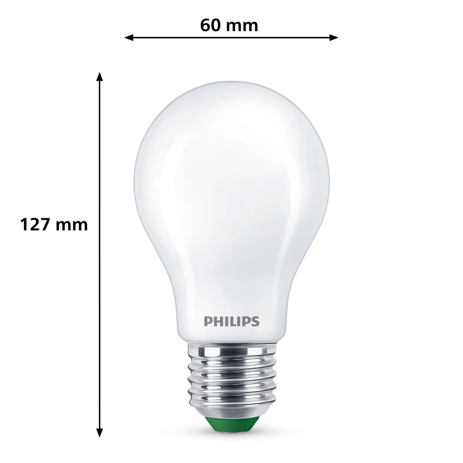 LED E27 Normal 2,3W (40W) Frostad 485lm 2700K Energiklass A