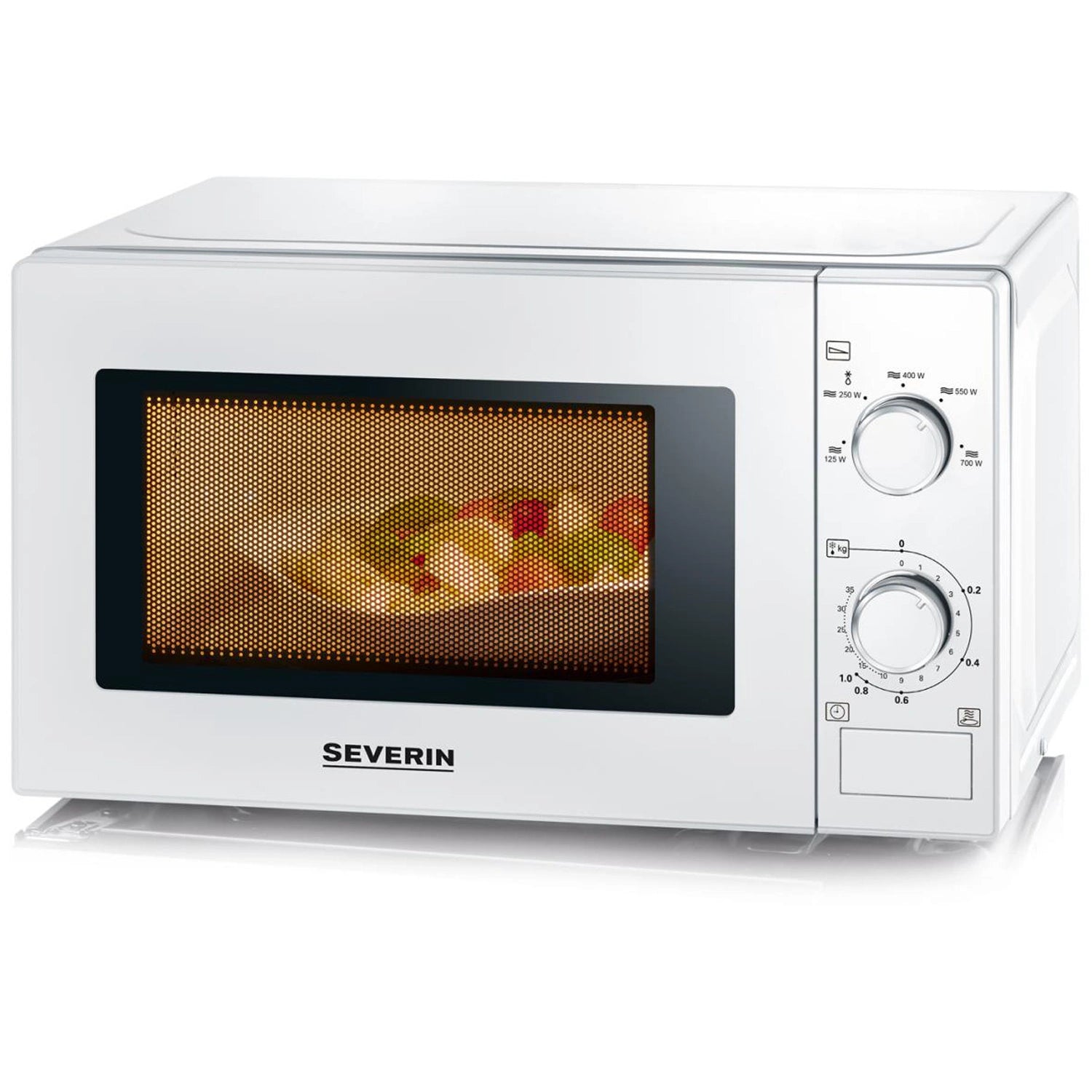 Mikrovågsugn 700W 20 liter MW7770 Vit Mekanisk