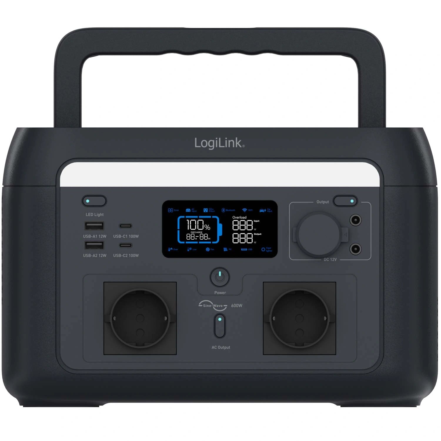 Portable Power Station 600W 512 Wh Tuya