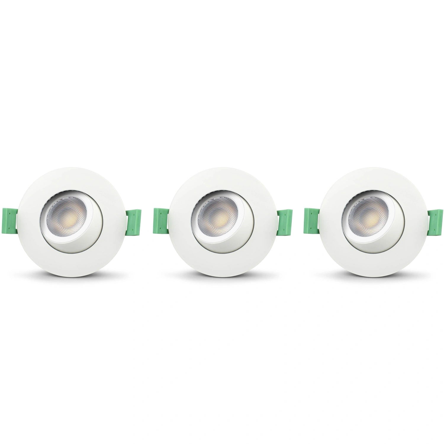 Sanna Dimbar Infälld downlight 3000K/4000K 520lm IP65 3-pack Vit