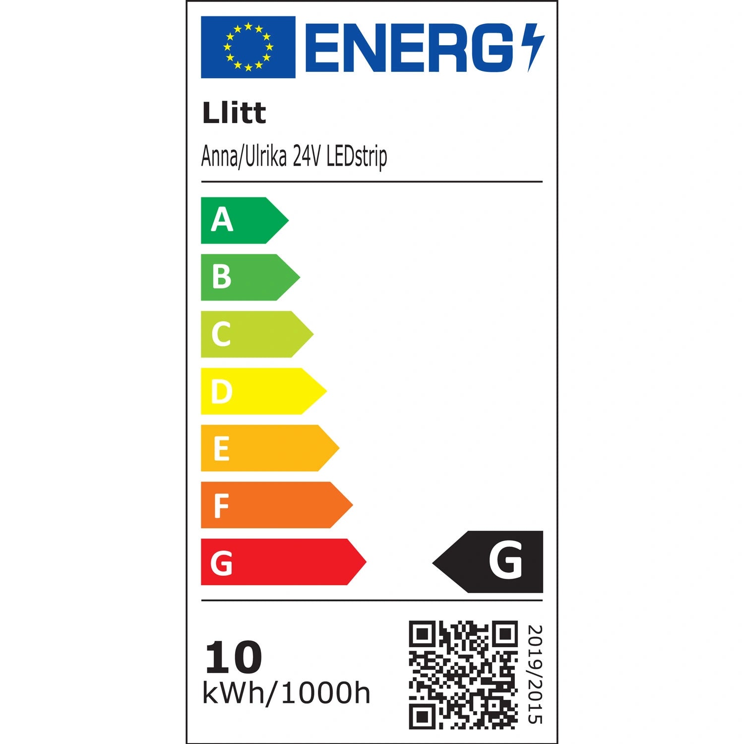 Anna Ledstrip COB-LED Milky utan trafo IP65 6m​​ 3000K​​​