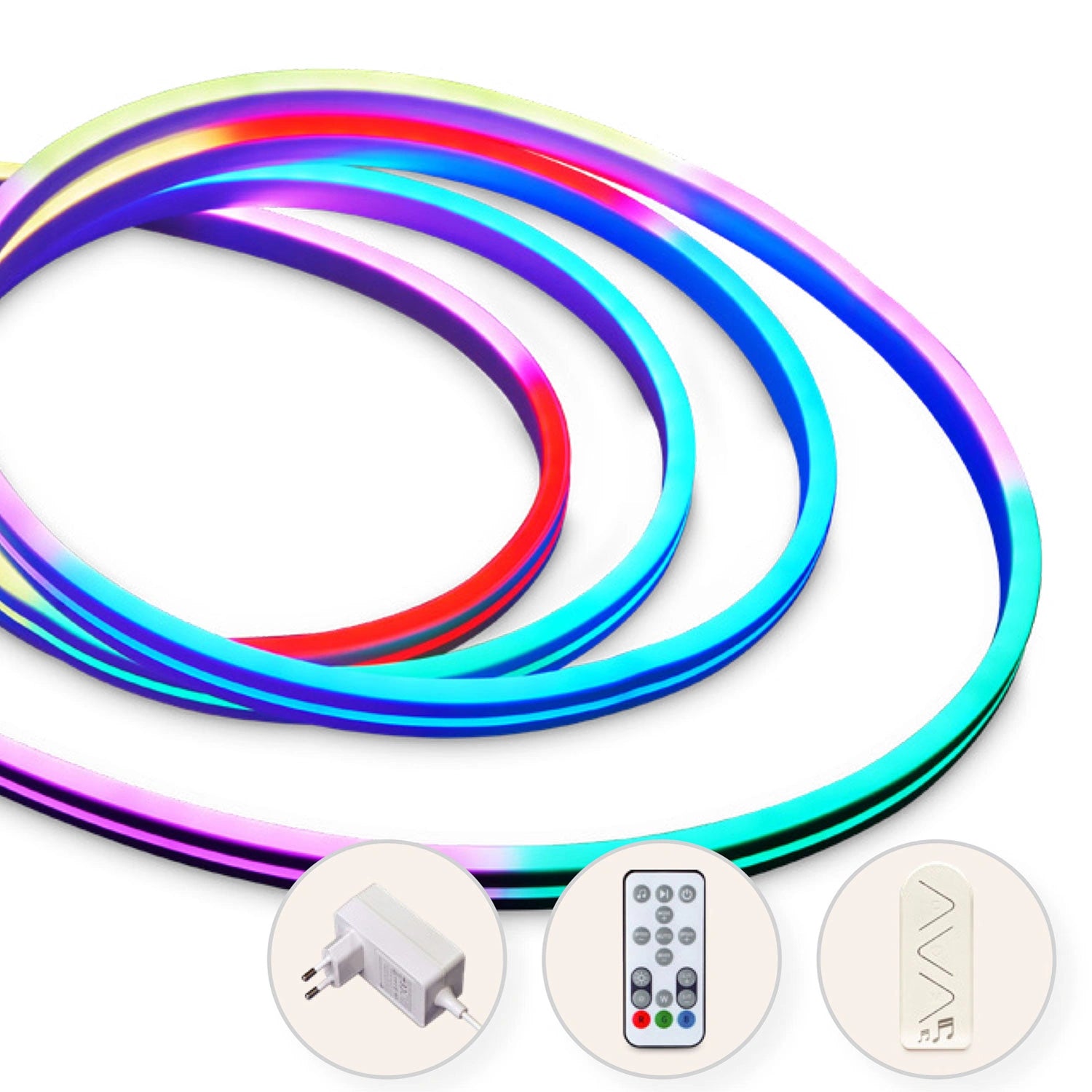 Alexandra Ledstrip kit RGBIC Neon IP65 Smart Tuya WiFi 5m​​​