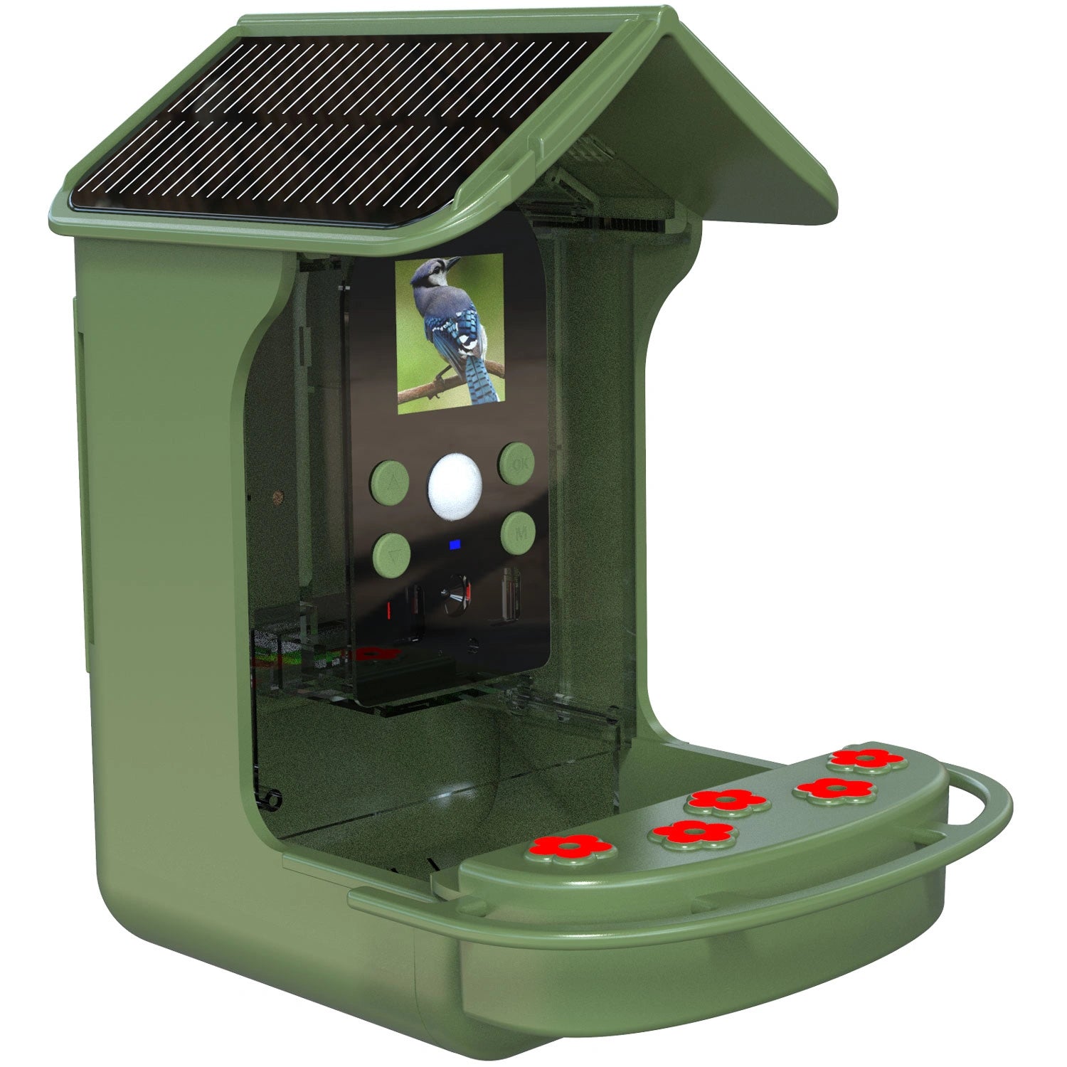 Smart fågelmatare Kamera Solceller BFC-1200