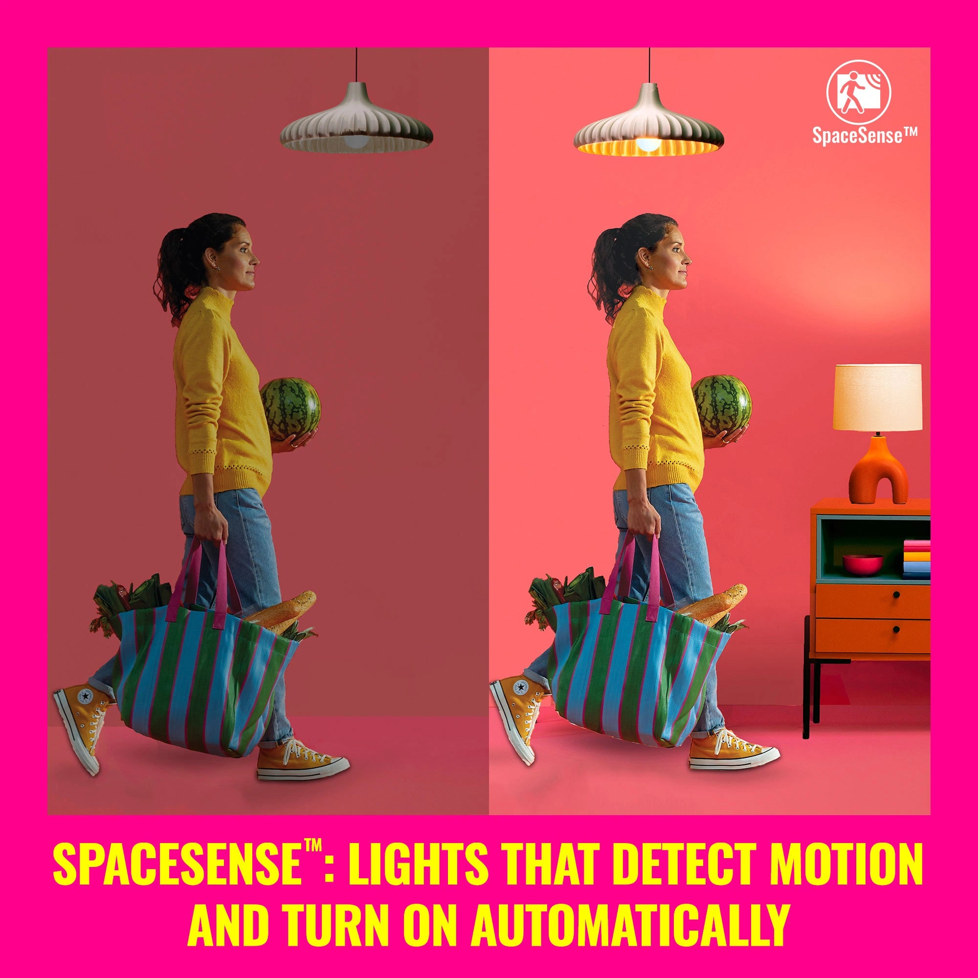 WiFi SuperSlim Plafond Ø430 22W 2450lm Varm-kallvit