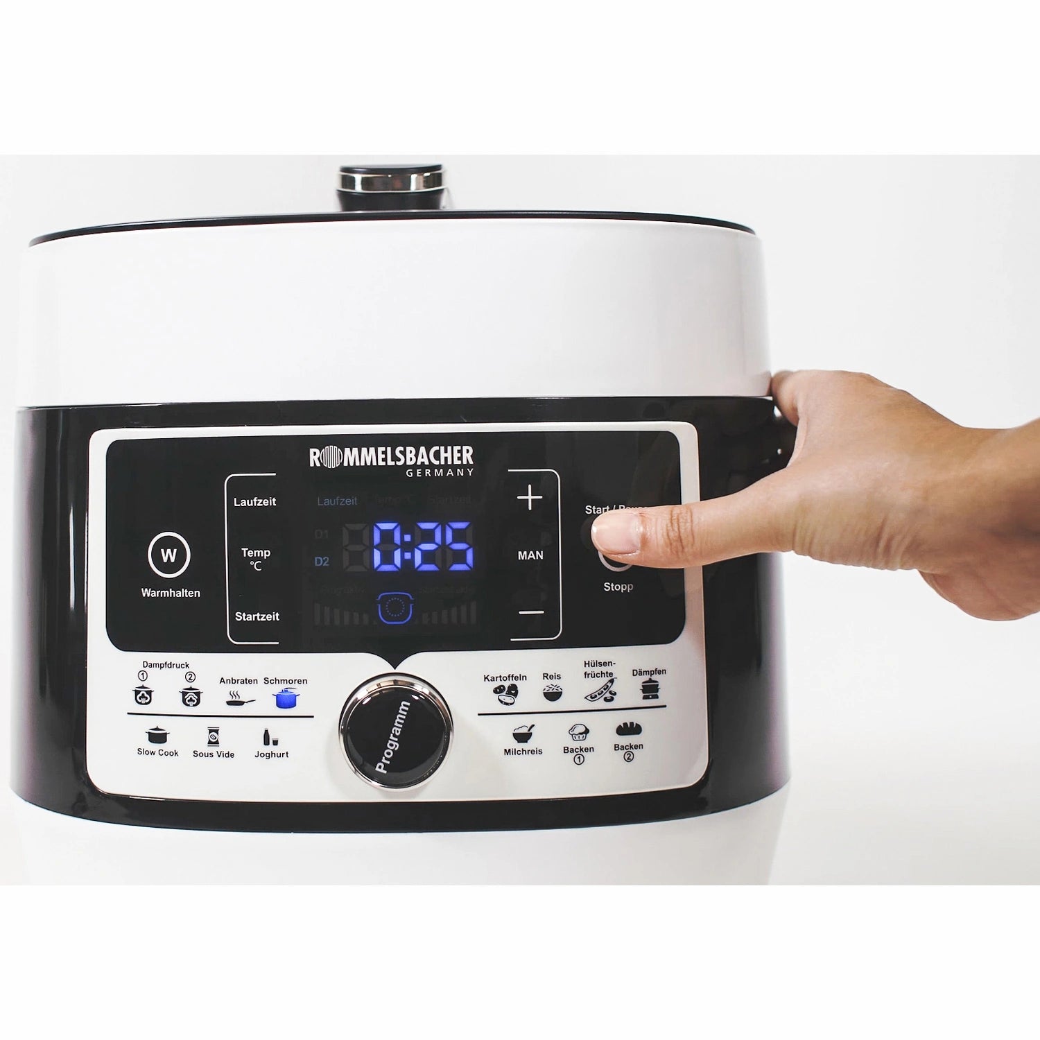 Multikokare/tryckkokare MD 1000 14 Program 1000W
