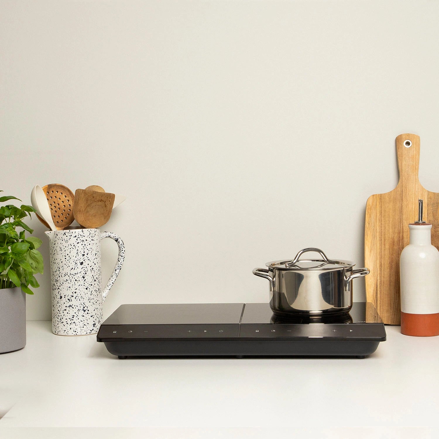 Induktionsplatta Dubbel IK-6162 19&16cm LCD Touch