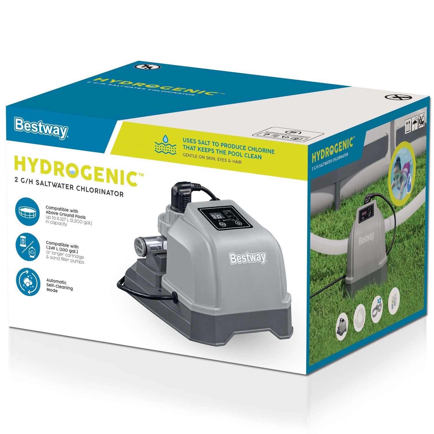 Klorinator Hydrogenic 2 g/h Saltvatten
